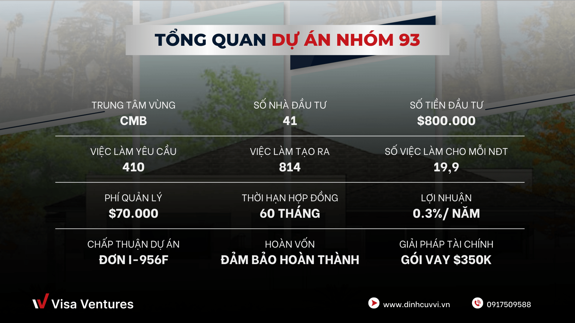 Du an EB5 Nhom 93 CMB dinh cu My EB5