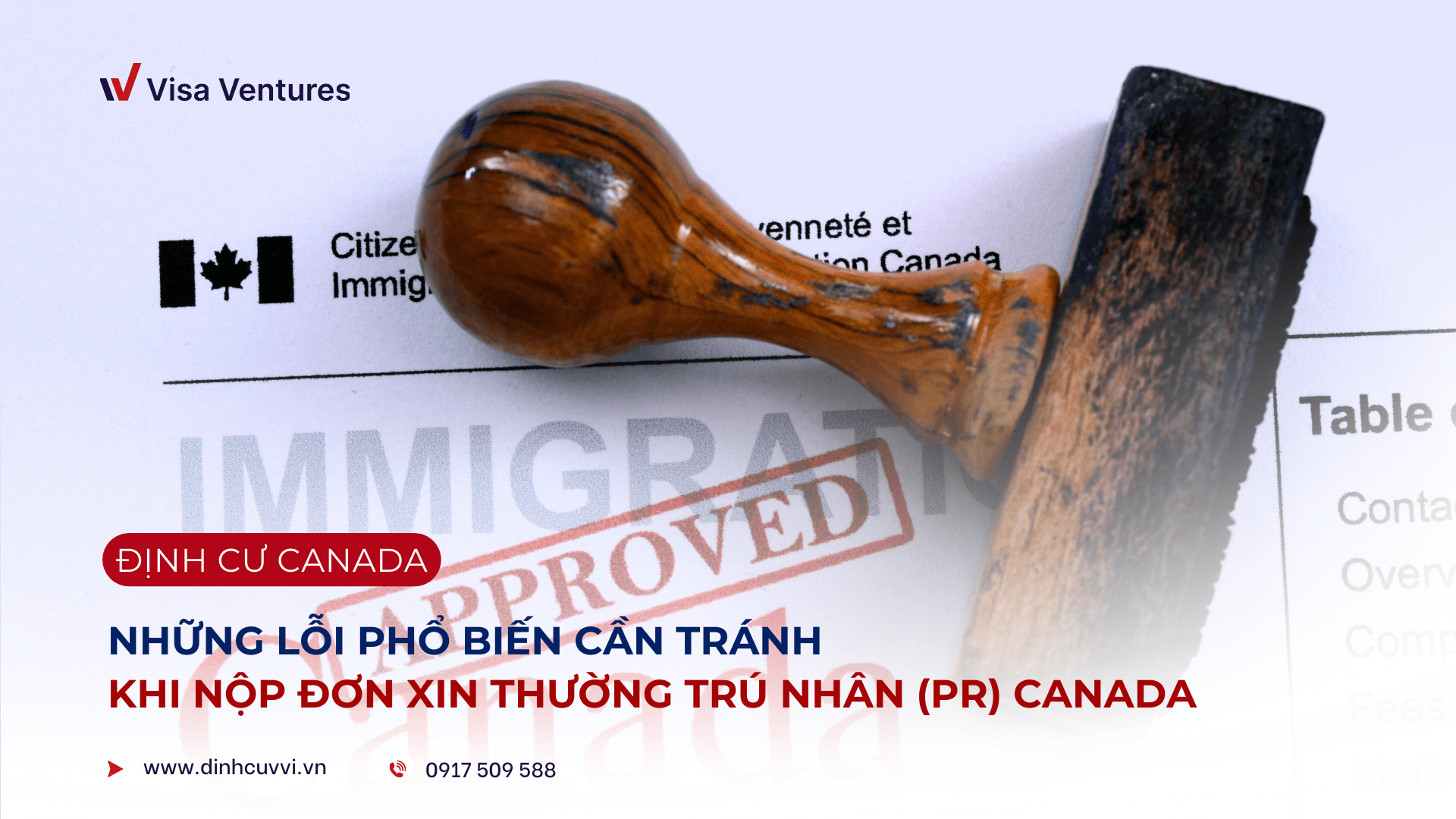Dinh cu Canada moi nhat