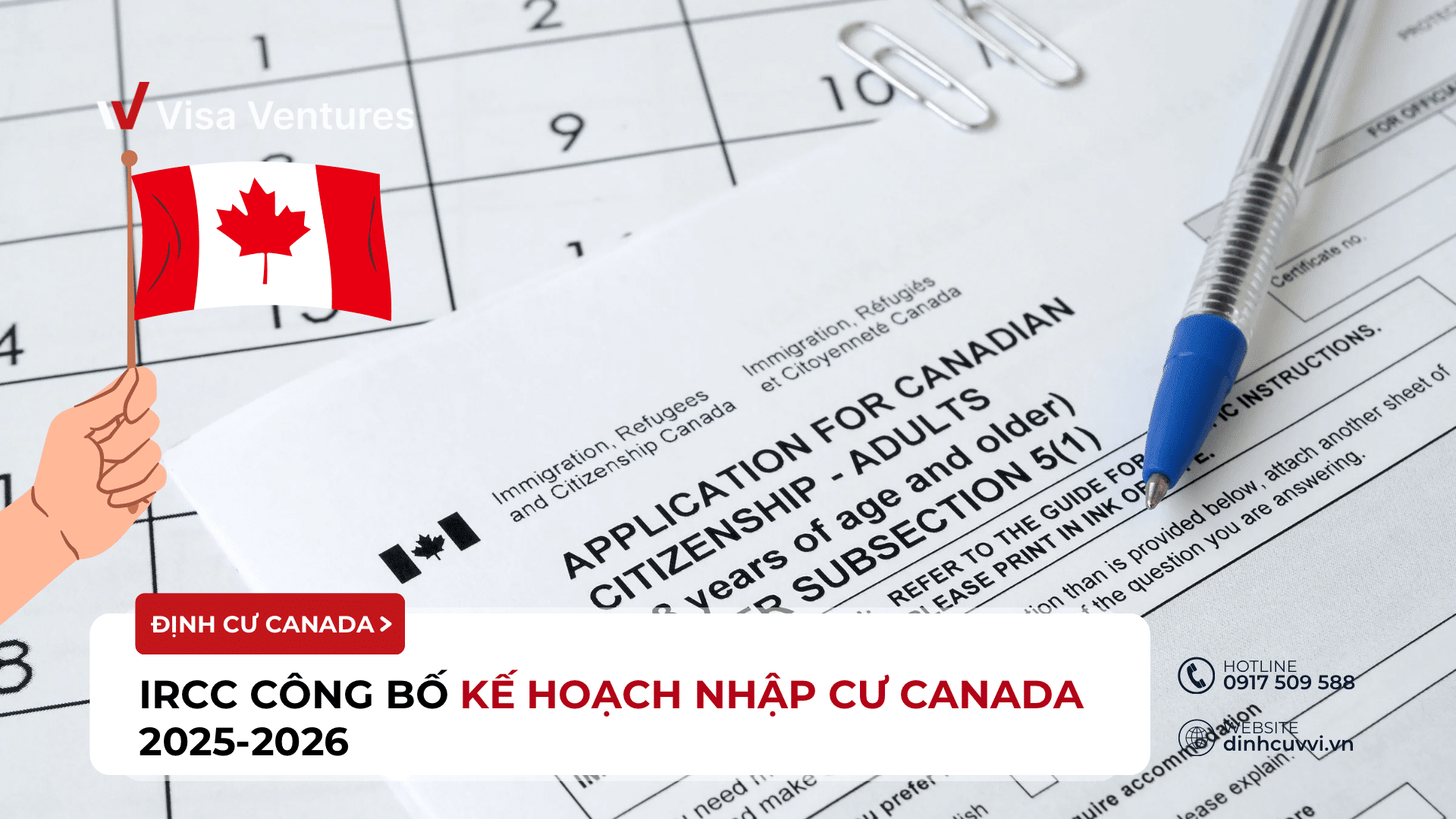 Dinh cu Canada 2025-2026