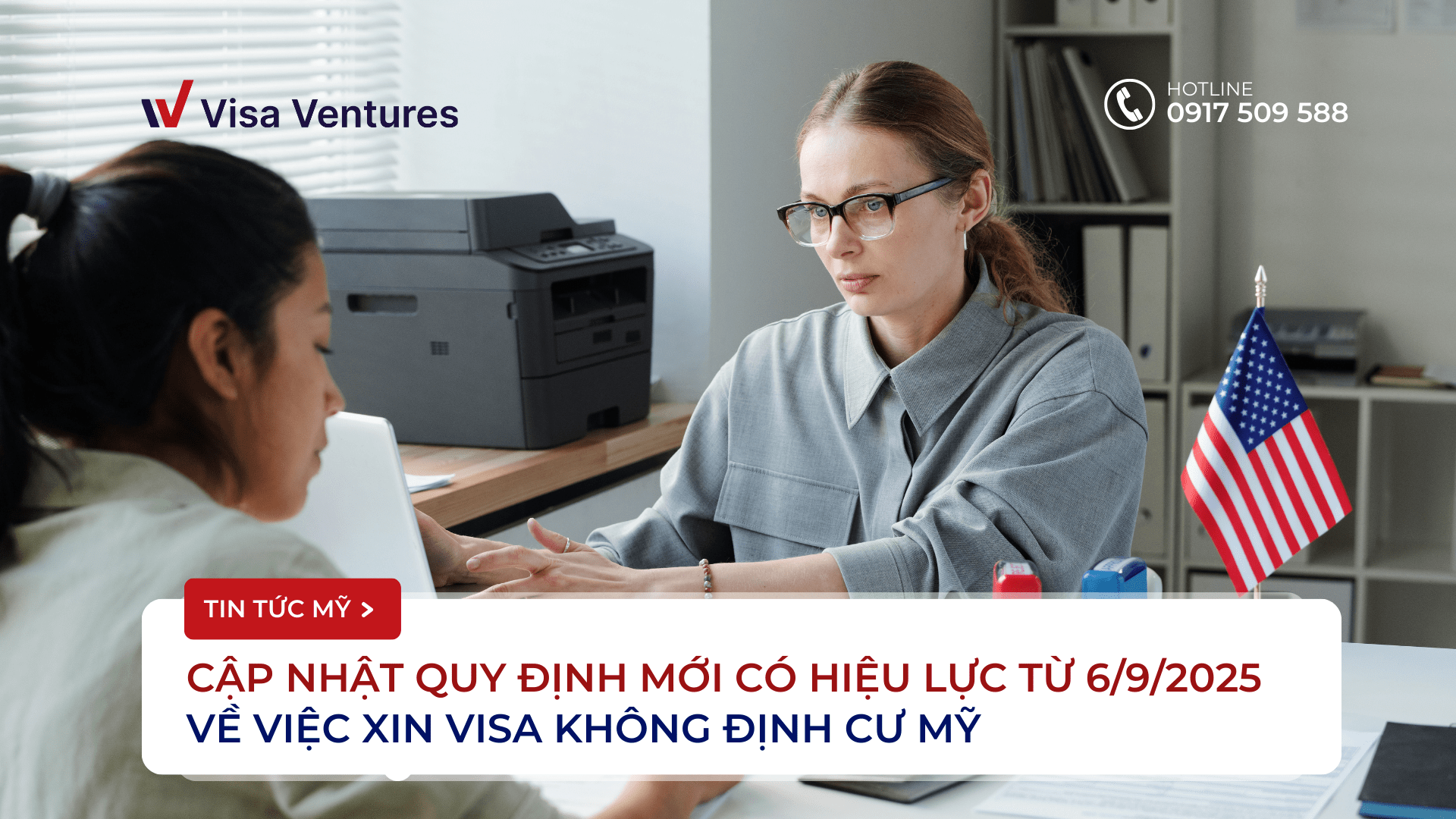 Xin visa khong dinh cu My thay doi quy dinh